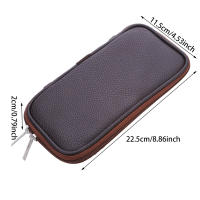 Bolso Plegable Para Maquillaje De Mujer Organizador De Viaje Con Cierre De Cremallera Estuche De Cosméticos Para Herramientas De Belleza Y Accesorios De Limpieza Pouch De PU Fashion - details 5