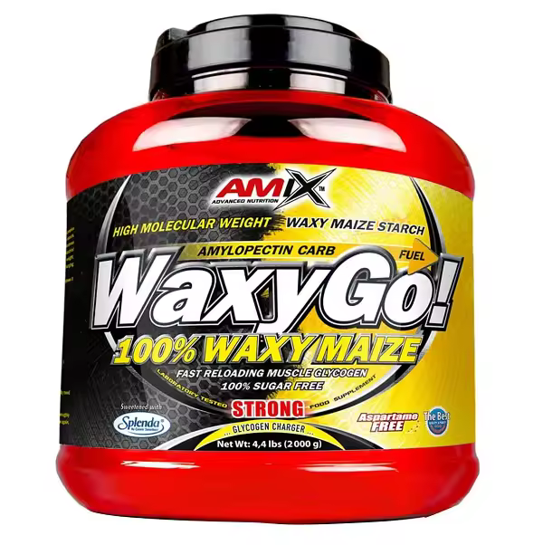 Amix Nutrition Waxy Go! 2Kg - Carbohidrato de Absorción Inmediata para Incrementar Masa Muscular - 1