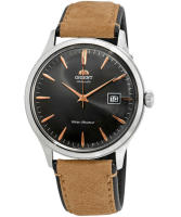 Reloj automático hombre Orient Bambino TAC08003A 42mm 30m WR correa de cuero - details 5
