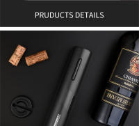 ABREVIABRAS FLYMUYU Rechargeable Electric Wine Opener Automático Con Corte De Película De Aluminio Para Amantes Del Vino Regalo Para Bar - details 3