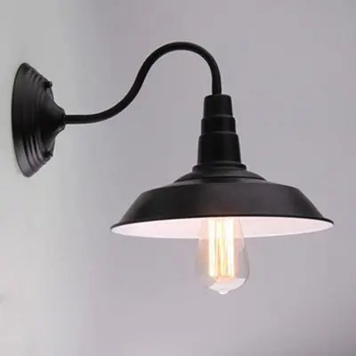 Lámpara De Pared Retro Vintage Estilo Americano Rusticidad Industrial Para Exterior E Interior Iluminación Para Pasillo Y Barra Impermeable - 1