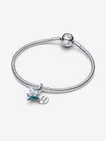 Pandora - Charm Doble Colgante de Colibrí Soñador-Plata de Lei - details 1