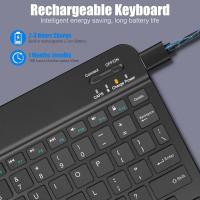 Teclado Inalámbrico Bluetooth Mini 78 Teclas Para Juego Compatible Con Android iOS Windows PC iPad Samsung Redmi Tableta Roja MI - details 3