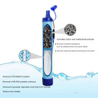 Purificador De Agua Para Supervivencia De Emergencia 1-4pcs Portátil Para Camping Y Senderismo Primera Ayuda En El Exterior - details 4