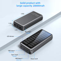 Batería externa externa de 30000 mAh, carga rápida, batería externa para teléfono móvil, cargador portátil de 2 puertos para iPhone, Samsung, Huawei, iPad, etc. - details 6