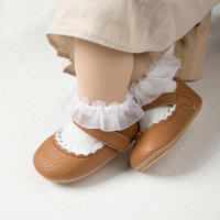 Zapatos De Bebé Niña Princesa Vestido PU Suela De Goma Antideslizante Nudo Mariposa Infantil Cuna Primeros Pasos Niña Recién Nacida - details 22