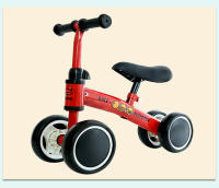 Bicicleta de Equilibrio Infantil sin Pedales, Bicicleta de Deslizamiento para Bebés de 1-2-3 Años, Cuatro Ruedas, Tres Colores - details 2