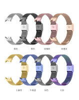 Correa De Metal Para Xiaomi Mi Band 8 9 Pulsera Milanés Sin Tornillos Acero Inoxidable Compatible Con Mi Band 9 8 Accesorios Para Relojes Unisex - details 1
