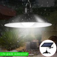 Lámpara Solar Colgante Split Con 1 Panel Y Control Remoto Para Camping Y Jardín Fuente De Energía LED Material ABS - details 1