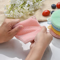 2Pcs Cepillo De Limpieza De Silicona Gruesa Para Cocina Escobillas De Limpieza Para Ollas Y Sartenes Esponja Escobilla De Frutas Y Verduras Ecológico - details 10