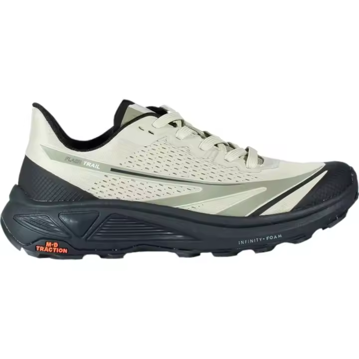 Zapatillas Hi-Tec Flash Trail Beige Taupe Negro O090143-006 Running Trail Hombre - 1