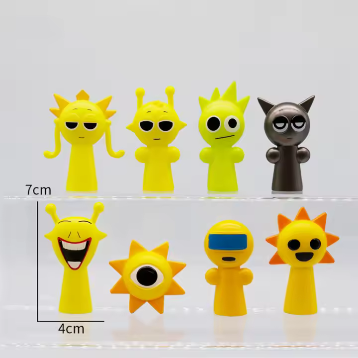 Sprunki Figuras De Acción Juego De 12 Piezas Incredibox Set De Figuras De Juguete Banban Del Jardín PVC Muñecos Ornamentos Para Niños Y Adultos - 1