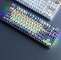 Teclado Mecánico con Instalación de Almohadilla Intercambiable al Calor del 75%, Pantalla TFT, Modo Triple, sin varillas/Cableado 4000mAh RGB LED - details 16