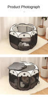 Carpa Plegable Para Mascotas Silla De Arena Durable De Tela Oxford Octagonal Móvil Para Perros Pequeños Y Gatos Jaula De Exterior - details 6