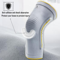 Veidoorn 1PC Protección De Rodilla Con Soporte Patella Medial Y Meniscus Compresión Deporte Rodilleras Para Baloncesto Uso Adulto - details 3