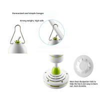 Ventilador De Techo Silencioso Con 5 Hojas Y Alcance De 1.8m Para Acampar Cama Dormitorio Y Tent 220V Instalación En Techo - details 9