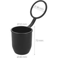 Cubierta De Remolque Universal 50mm Con Forma De Bolín Y Gancho Accesorios De Coche Impermeable Protección Para Remolques Y Sillín De Bicicleta - details 5