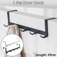 Gancho De Puerta Para Guardar Ropa 1 Pieza Ahorrador De Espacio Moderno Duradero Para Almacenamiento De Chaquetas Instalación Fácil - details 0
