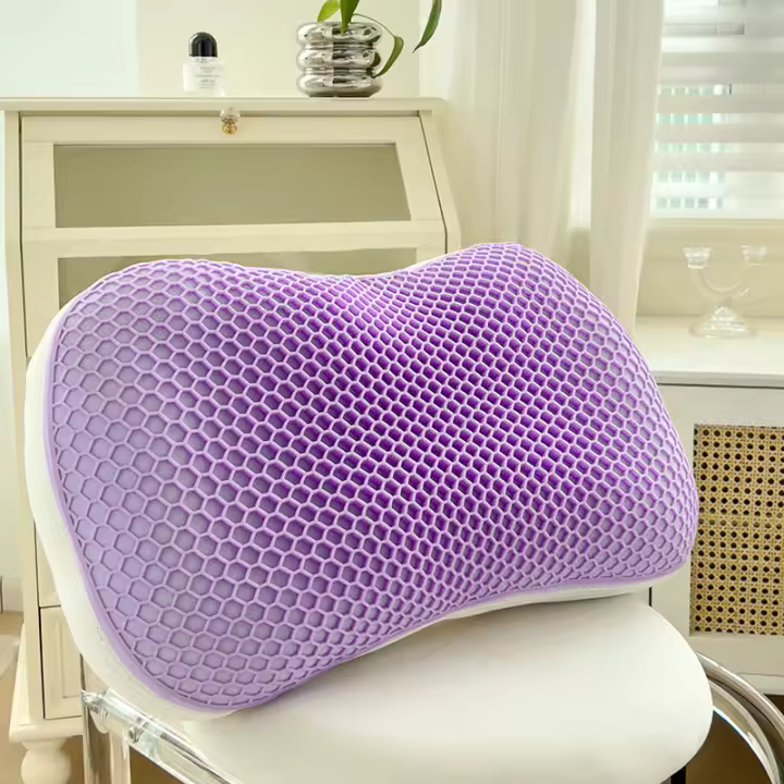 Almohada Suave Y Cómoda Para El Estómago Del Gato Con Protección Cervical Ayuda Al Sueño Almohada Rectangular De Poliéster 100% - 1