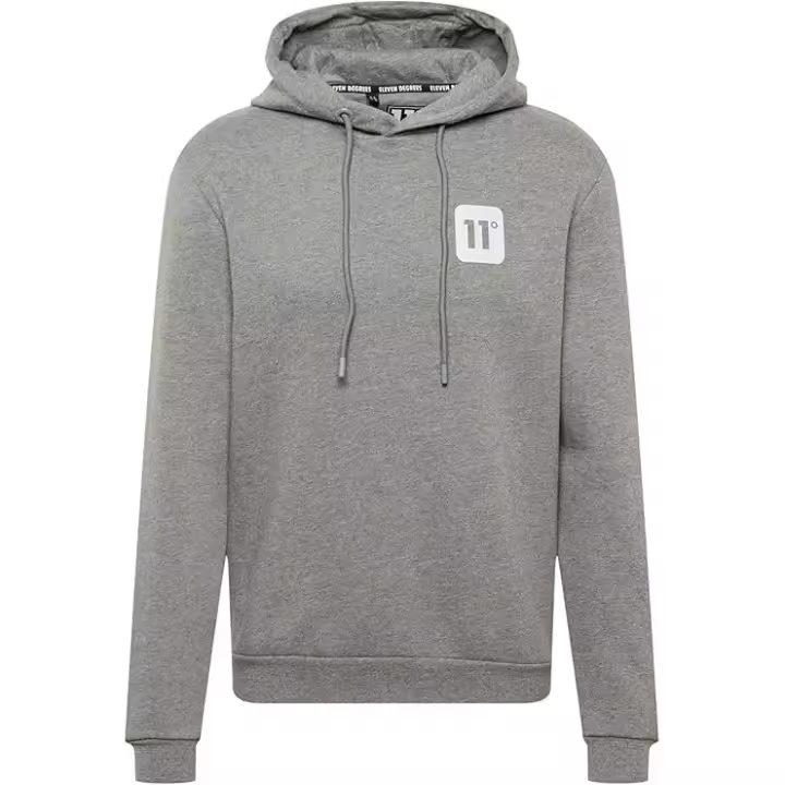 Eleven Degrees 11º Sudadera Con Capucha Hombre 11D1189-843 Charcoal.. - 1