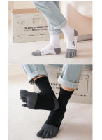 Calcetines Cortos Para Dedos 1/4 Pares Deportivos Hombre Compresión Absorción De Sudor Casual Antibacteriano Transpirable 5 Dedos - details 3