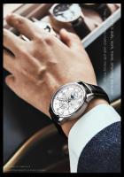 Reloj Mecánico De Cuero Para Hombre JSDUN Resistente Al Agua De Alta Calidad Con Movimiento Automático Moda Casual Reloj De Pulsera Para Hombres - details 4