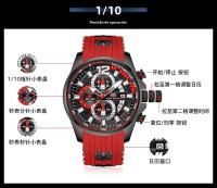 Reloj De Deporte Para Hombre MINI FOCUS Reloj De Cuarzo Impermeable Con Pantalla Grande Y Luminoso Correa De Silicona Resistente Al Choque Y Con Calendario - details 16