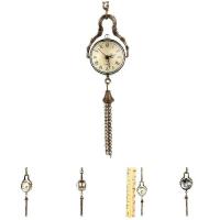 Reloj De Bolsillo Retro Con Cuerda De Ganchillo Cadena De Collar Para Suéter Joyería Regalos Movimiento De Cuarzo Numerales Romanos - details 6