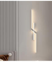 Lámpara De Pared LED Minimalista Moderna En Blanco Y Negro Para Decoración Interior Iluminación Dual Para Sala De Estar Y Dormitorio - details 15