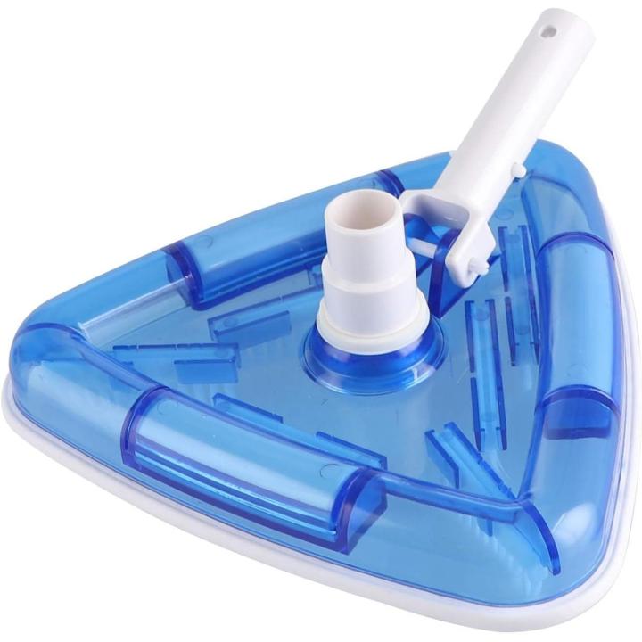 TRIANGULAR BOTTOM CLEANER WITH CLEANING BRUSH FOR UNIVERSAL POOL COATING