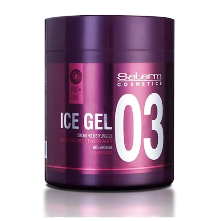 Gel de fijación fuerte ProLine ICE GEL Strong Hold Styling 500ml - Salerm Cosmetics - 1
