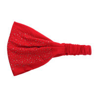 Diadema de strass lisa, banda elástica ancha para el pelo, cinta deportiva para yoga y accesorios femeninos - details 5
