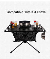 Mesa De Camping Plegable WESTTUNE De Aluminio Ligero Con Accesorios Multifuncional Para Exteriores Resistente Al Agua Y Polvo Tamaño Compacto Para Viajes Y Acampadas - details 9