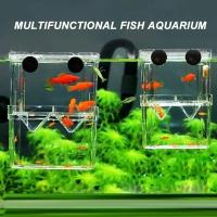 Caja De Cría De Peces Ornamentales Multifuncional Incubador De Peces Y Camarones Doble Caja De Cría De Guppys Betta - details 0