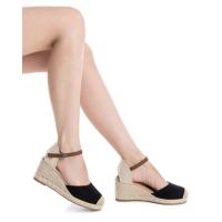 XTI 140746 06 Alpargatas de mujer 35717 25V VALENCIANA CORREITA ANTE NEGRO - details 1