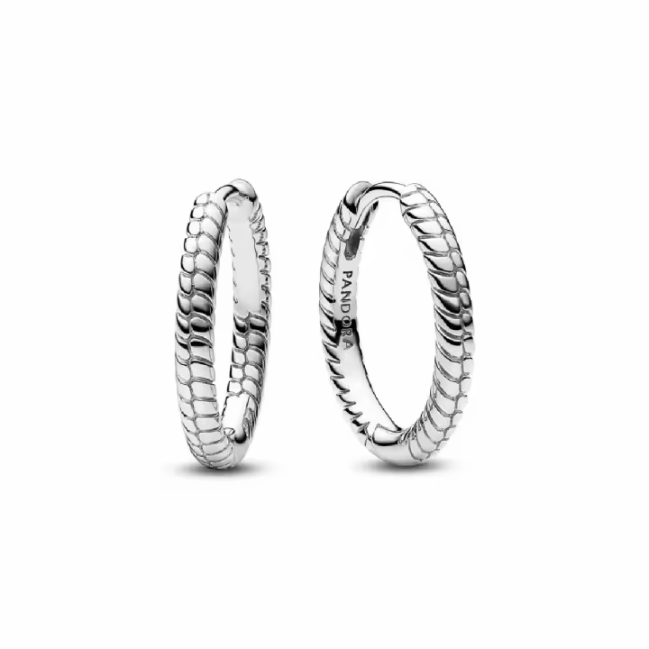 Pendientes Pandora Aros para charms pequeños - 1