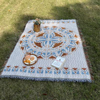 Carpet Bohemio Para Picnic Alfombra De Playa Portátil Para Camping Y Uso Doméstico Tapete De Sofá Tejido Poliéster 100% - details 17