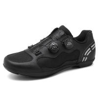 Zapatos De Ciclismo Para Hombre MTB Transpirables Negros Con Plataforma Plana Y Cierre De Bloqueo Libre Material De Suela De Goma Cómodos Para Bicicleta De Montaña Y Zapatillas De Ciclismo - details 9