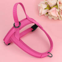 Harnés De Nylon Para Perros Y Gatos Con Colchón Ajustable Suave Para Exterior No Pull Para Bulldog Francés Chihuahua Perro Pupusa Color Negro/Azul/Rosa Tamaños XS/S/M - details 4