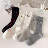 Calcetines Largos Finos Y Respirables Para Mujer Y Niñas En Color Sólido Japoneses Estilo Casual Para Primavera Y Verano - details 9