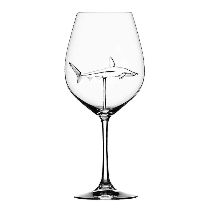 Copas de vino en el interior del Vidrio Claro del Vidrio del Goblet - 1