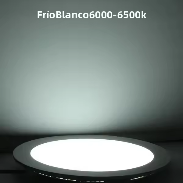 Luz De Panel LED Dimmable Ultra Delgada Para Techo Revestida Redonda 3W 4W 6W 9W 12W 15W 25W Luz De Punto LED AC85-265V Para Vestíbulo - 1