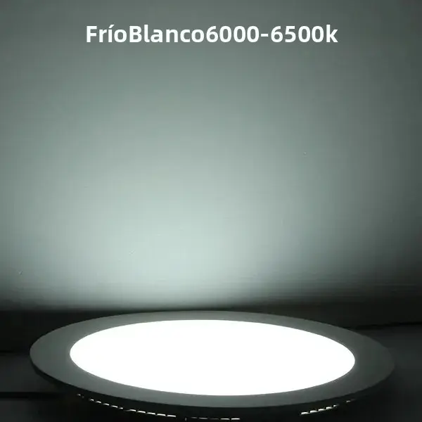 Luz De Panel LED Dimmable Ultra Delgada Para Techo Revestida Redonda 3W 4W 6W 9W 12W 15W 25W Luz De Punto LED AC85-265V Para Vestíbulo - 1