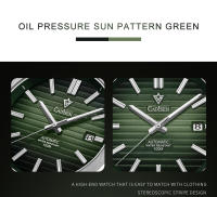 Reloj De Diversión CADISEN Retro Lujo Esmeralda NH35A Diseñador Alemán Para Hombre Automático Mecánico 10Bar Impermeable Luminoso - details 13