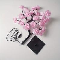 Lámpara De Árbol De Rosas Para Decoración De Bodas Y Día De San Valentín Lámpara De Noche Con Ramas DIY Para Decoración De Habitación Y Hogar - details 0