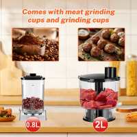 3L hogar 3 en 1 máquina de trituración de pared juicer, BPA libre, ideal para triturar frutas, carne, hielo, batidos, granos - details 2