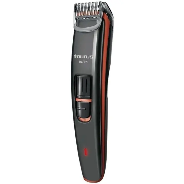 RECORTADORA DE BARBA INALÁMBRICA TAURUS HADES / CUCHILLAS ACERO INOX / 8 NIVELES DE CORTE / 2 W DE POTENCIA - 1