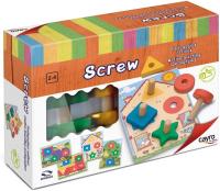 Cayro - Screw - Juego Tornillos y Tuercas Niños - Juego Educativo de Madera - Mejora la Habilidad Motriz - Aprenden Mientras Juegan - para Niños de 2 a 4 Años Referencia: 8177 - details 0
