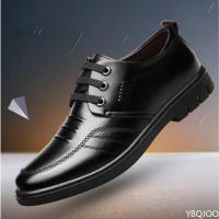 Zapatos De Negocios Casuales Para Hombre Antideslizantes Con Suela Suave Y Cómoda Zapatillas De Cuero Formal Para Hombre Zapatos Planos - details 4