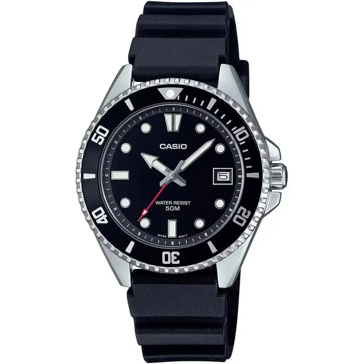 Casio Reloj Mdv-10-1a1 Negro Hombre - 1